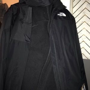 The North face jacket black medium
